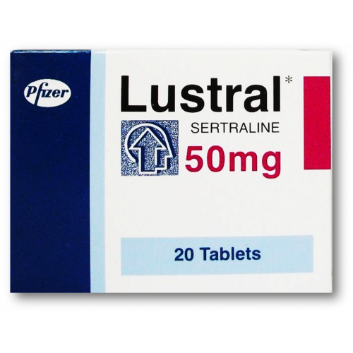 LUSTRAL 50 MG SERTRALINE 20 FILM COATED TABLETS